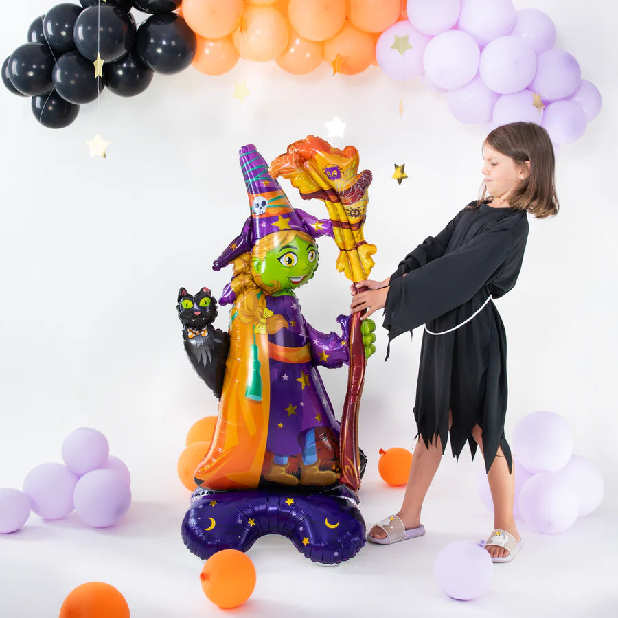 Halloween Witch Balloon Stand