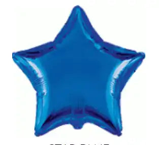 Globo Estrella 45 cm -Múltiples Colores, Apto para Helio o Aire