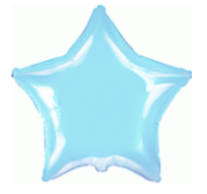 Star Foil Balloon 18" (45 cm) - Multiple Colors, Suitable for Helium or Air