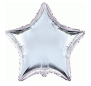 Star Foil Balloon 18" (45 cm) - Multiple Colors, Suitable for Helium or Air