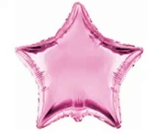 Globo Estrella 45 cm -Múltiples Colores, Apto para Helio o Aire