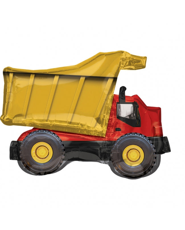 Globo Camión Rojo y Amarillo