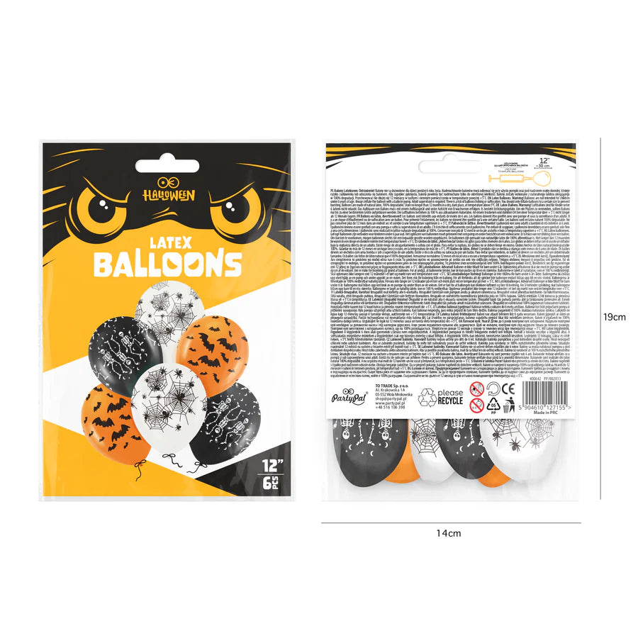 Biodegradable Mix Halloween Balloons