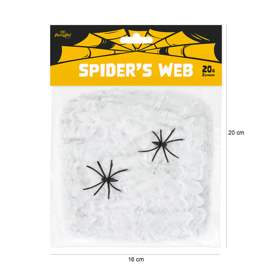 Halloween Spider Web 20g Different Colors