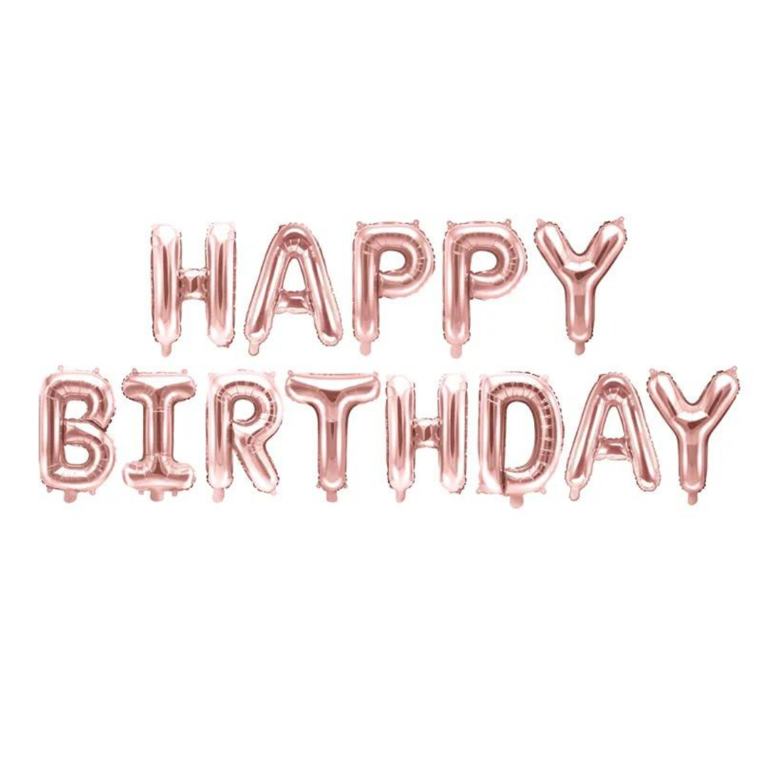 Happy Birthday Letter Balloon - 4 Colors Available
