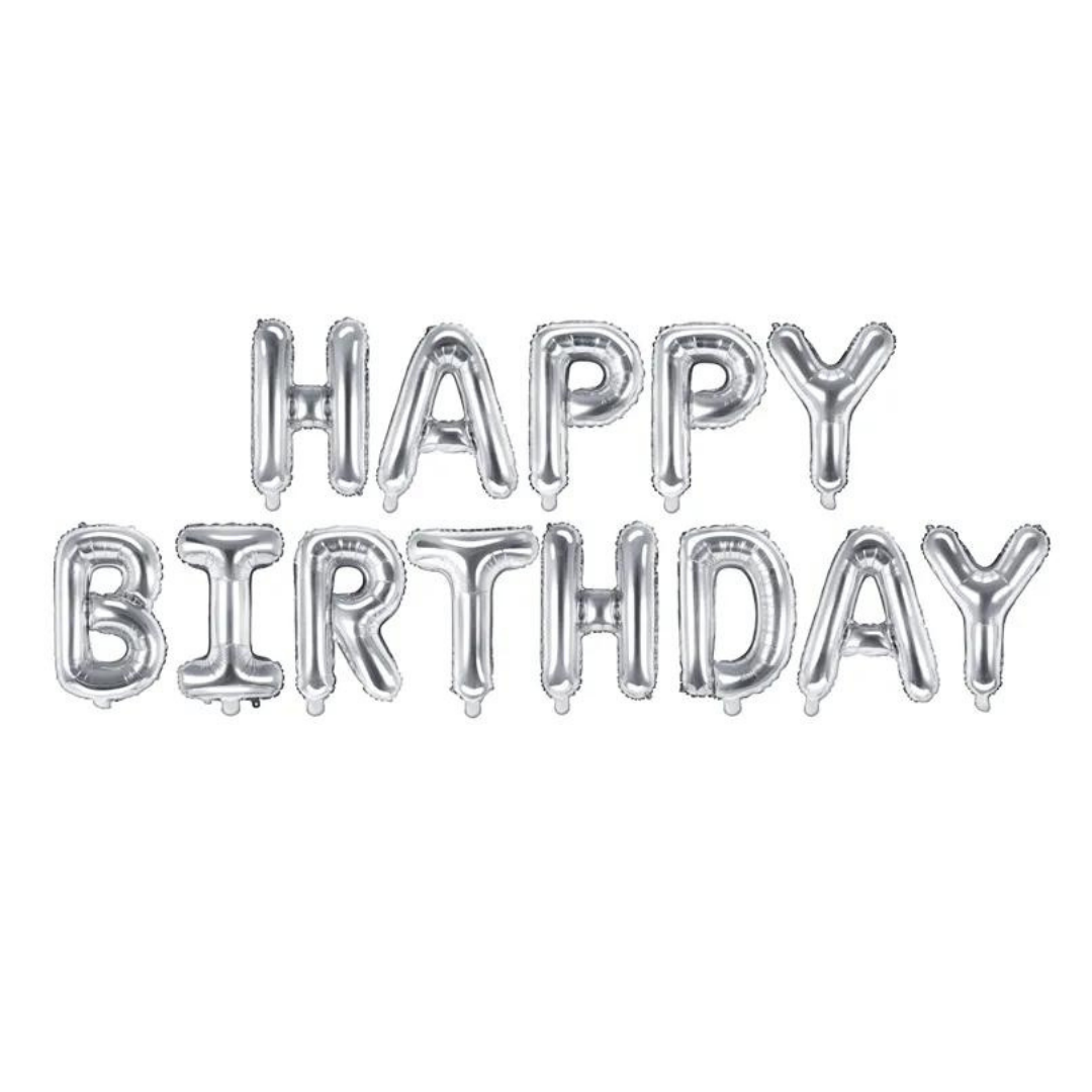 Happy Birthday Letter Balloon - 4 Colors Available