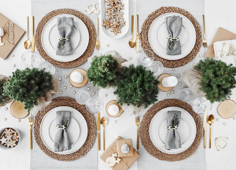Wooden Reindeer Napkin Rings