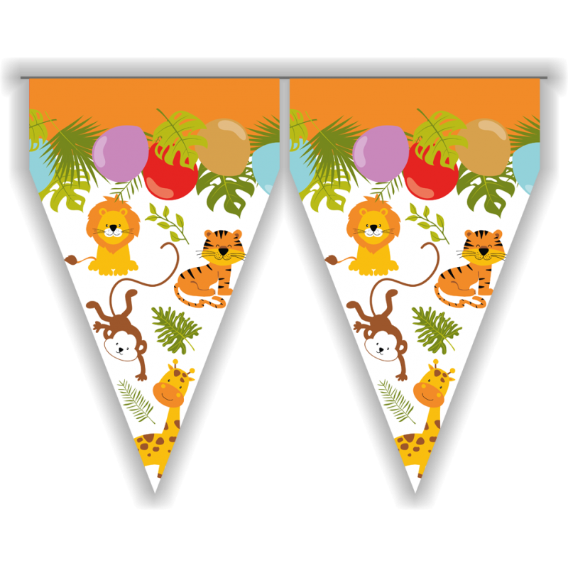 Jungle Animals Pennant