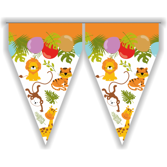 Jungle Animals Pennant