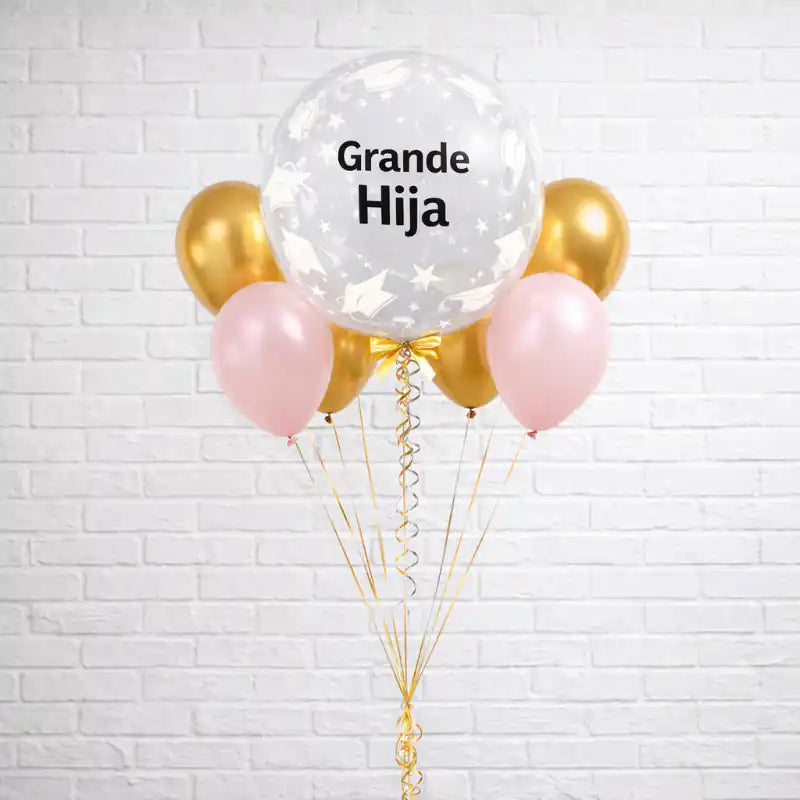 Globo Bubble Graduación Gorras 61 cm – Para Helio - Narosa Sweet Party Barcelona