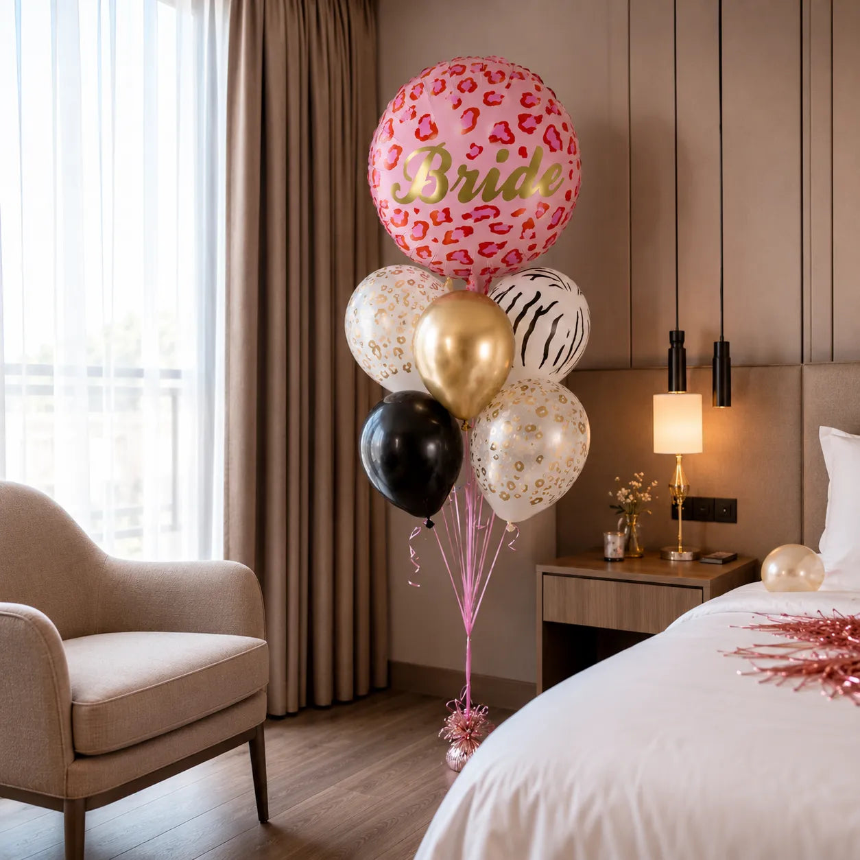 Bouquet Globos Helio Bride & Amigas | 7 Globos | Barcelona - Narosa Sweet Party Barcelona