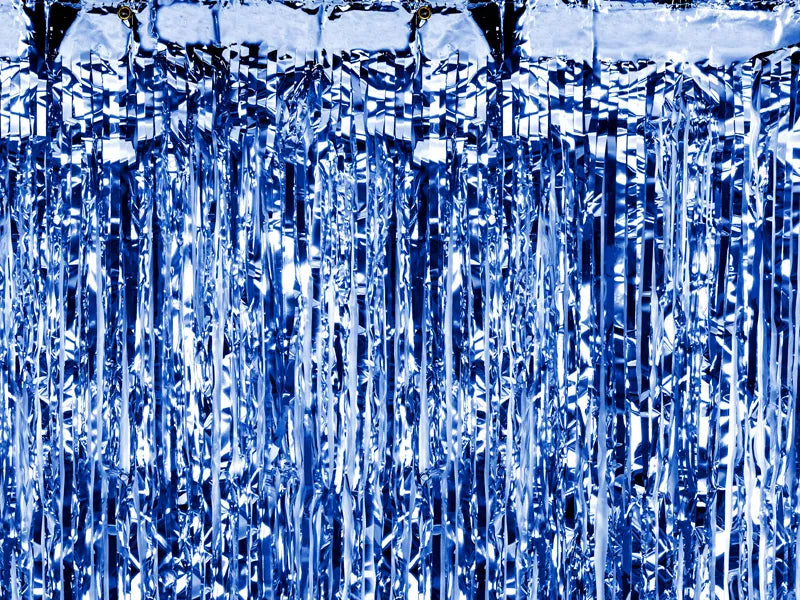 Decorative Metallic Curtain 90x250 cm - Various Colors