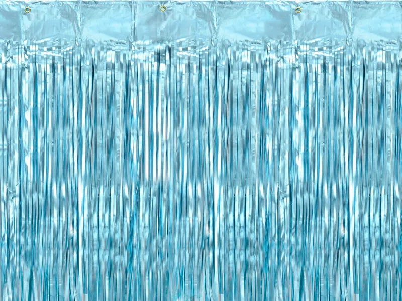 Decorative Metallic Curtain 90x250 cm - Various Colors