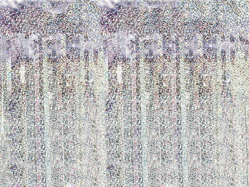 Decorative Metallic Curtain 90x250 cm - Various Colors