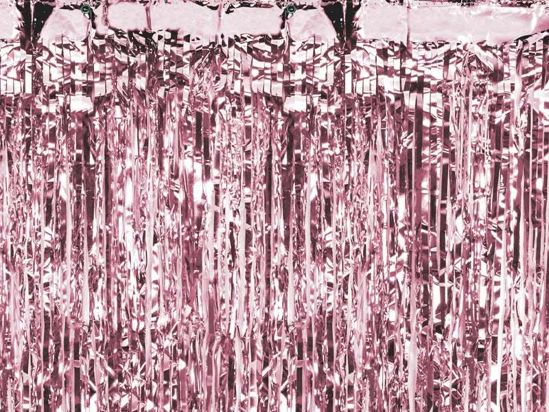 Decorative Metallic Curtain 90x250 cm - Various Colors
