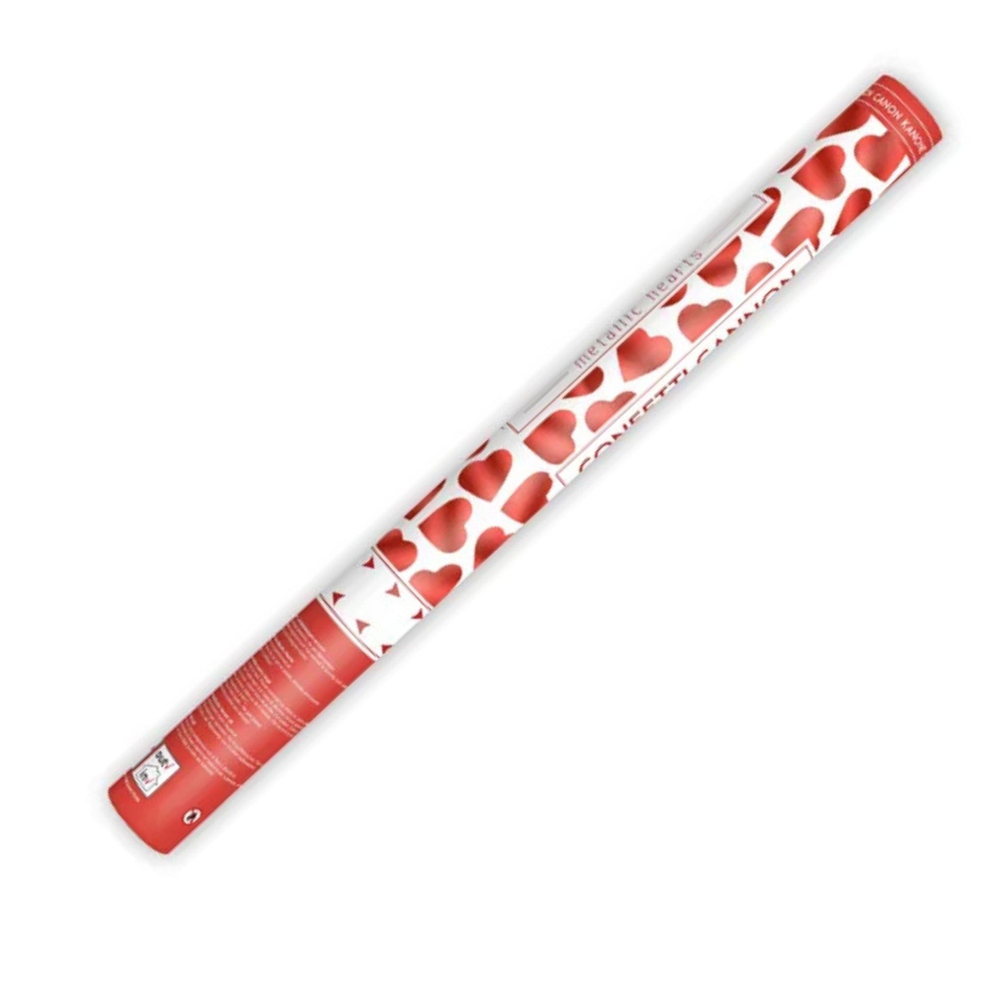 Red Heart Confetti Cannon - 3 Sizes