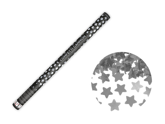 Confetti Cannon with Gold or Silver Stars - 4 Sizes Available
