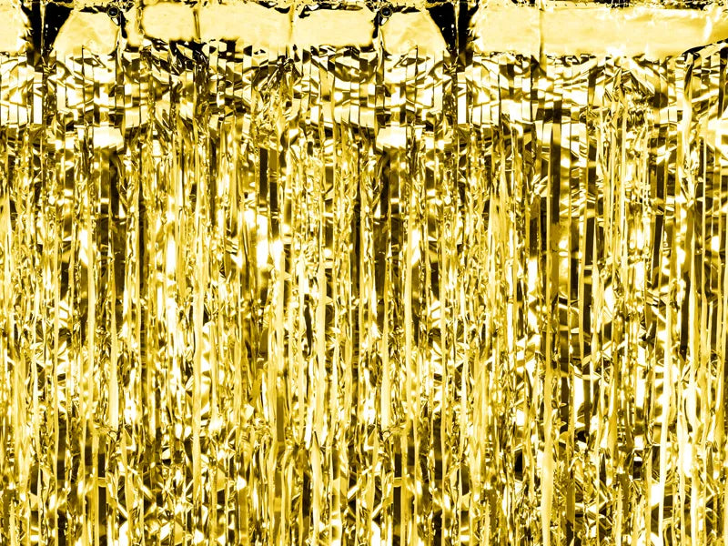 Decorative Metallic Curtain 90x250 cm - Various Colors