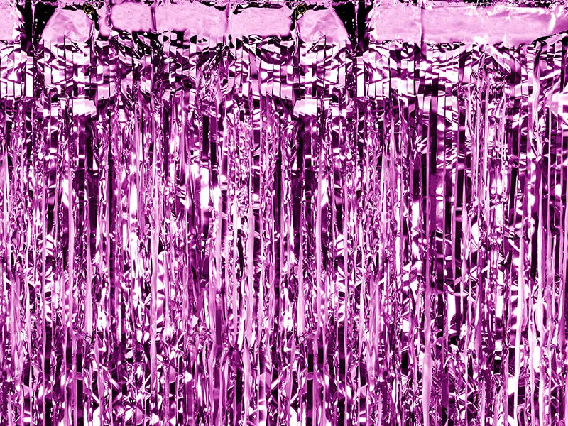 Decorative Metallic Curtain 90x250 cm - Various Colors