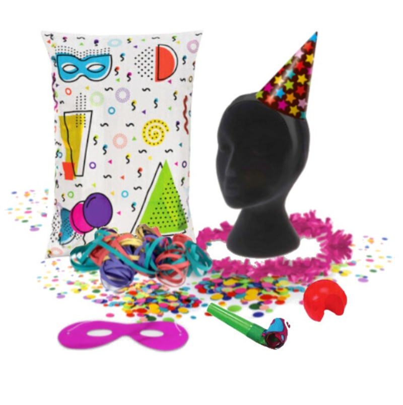 Cotilló de Festa Multicolor amb Accessoris - 1 Unitat