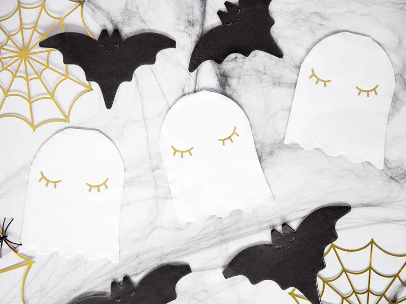 Gold Spider Web Paper Ornaments