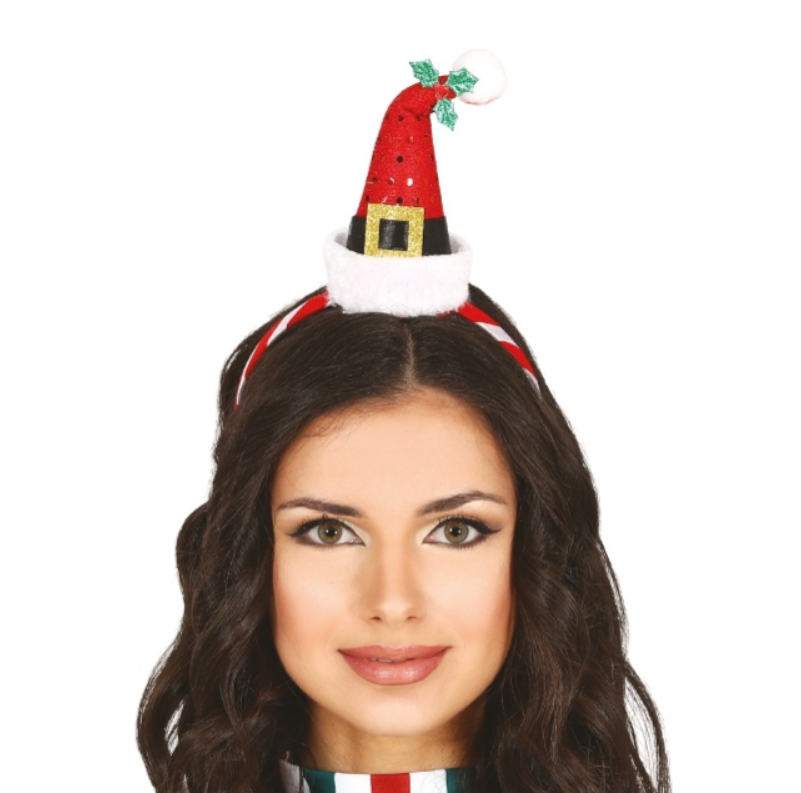 Diadema Mini Gorro Mare Noel amb vesc