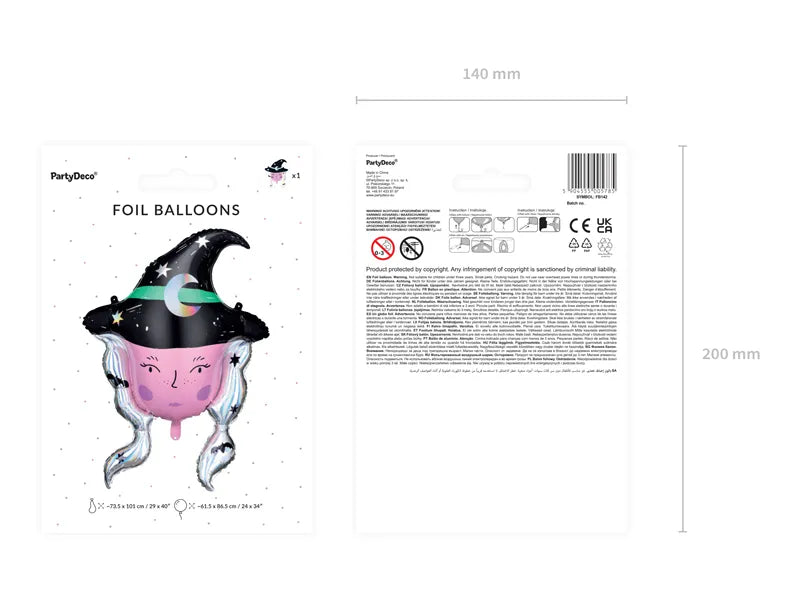 Purple Witch Balloon