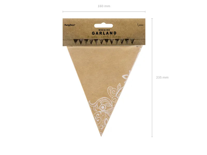 Kraft Paper Pennant