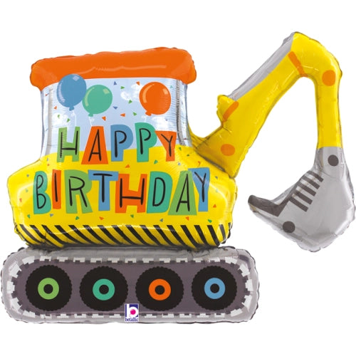 Birthday Excavator Balloon