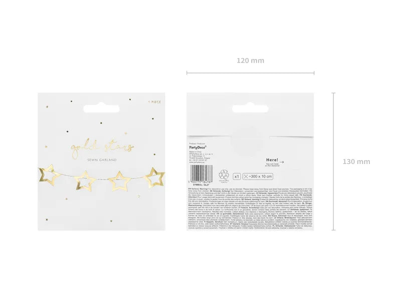 Garlanda Estrelles Daurades