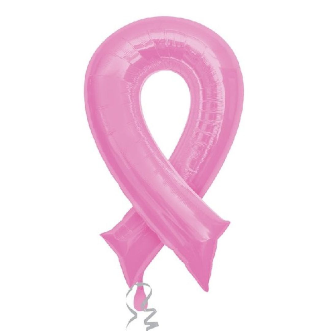 Globo Foil Superforma Lazo Rosado 91 cm – Metalizado