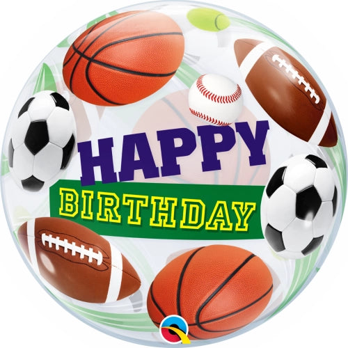 Bubble Balloon 22" Sports Birthday