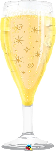 Globo Foil 39" Copa de Vino Burbujeante