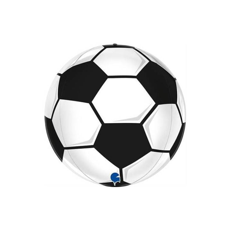 Globo 4D balón de fútbol inflado 38 cm