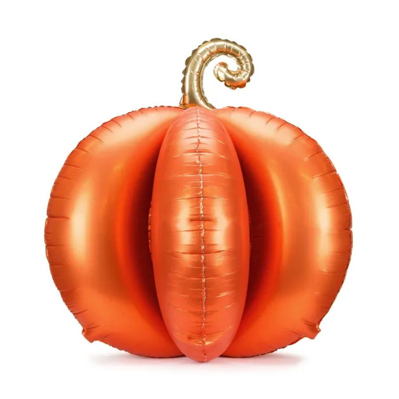Globo calabaza 3D de pie 90x90 cm