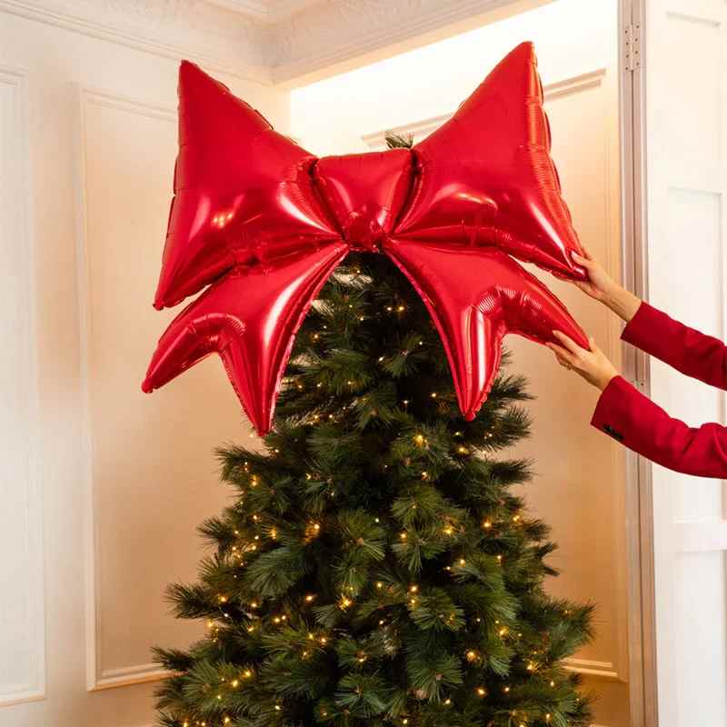 Lazo gigante foil para decoración Navidad