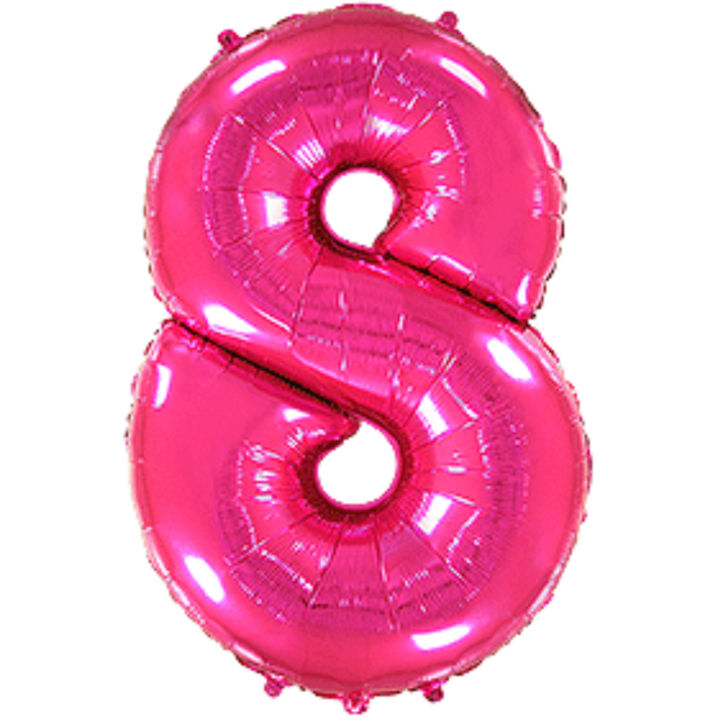 Fuchsia Number Foil Balloon 70 cm (32) - Air or Helium
