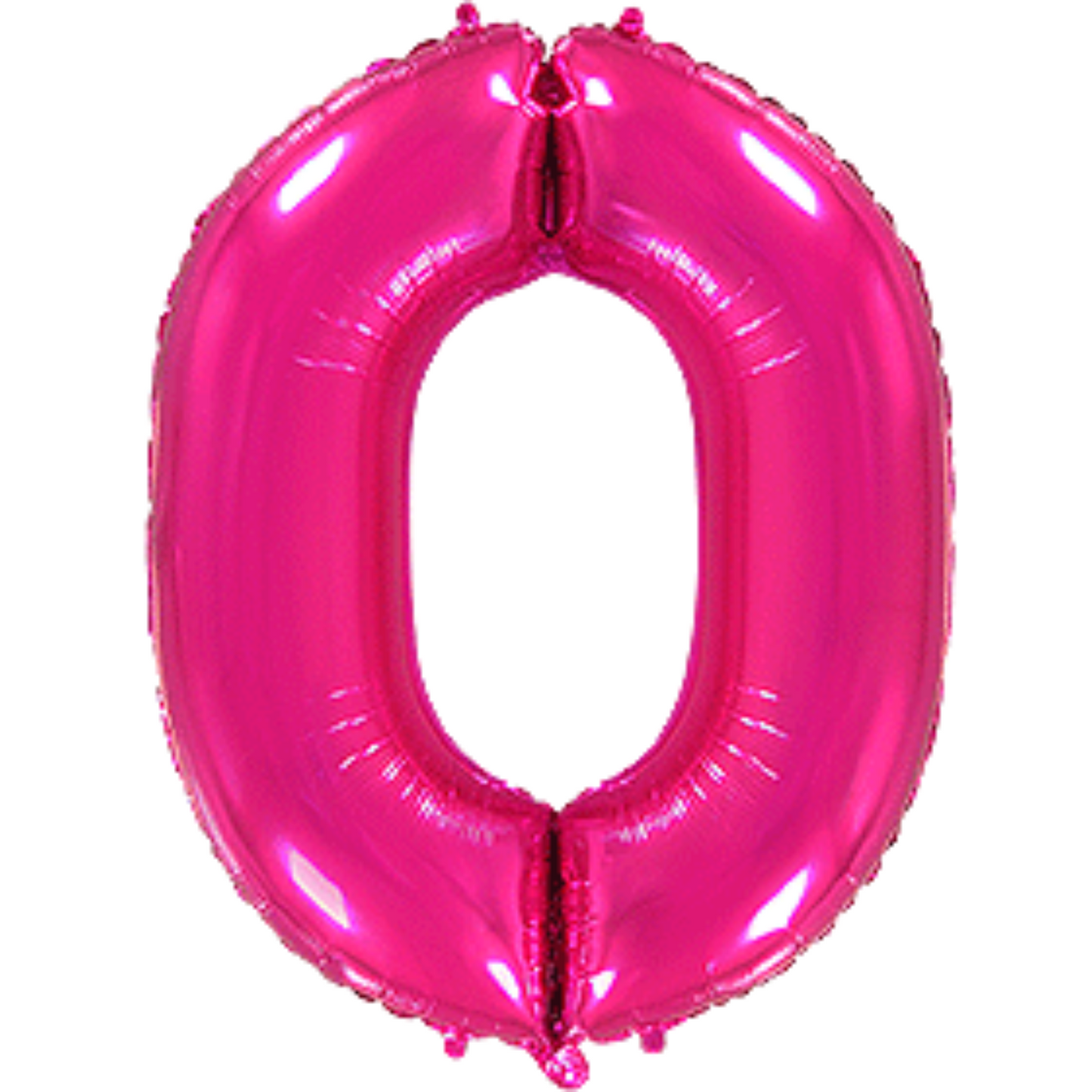 Fuchsia Number Foil Balloon 70 cm (32) - Air or Helium