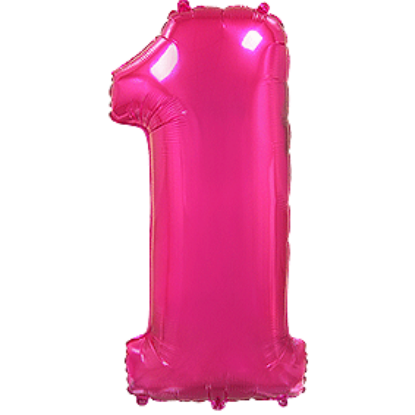 Fuchsia Number Foil Balloon 70 cm (32) - Air or Helium