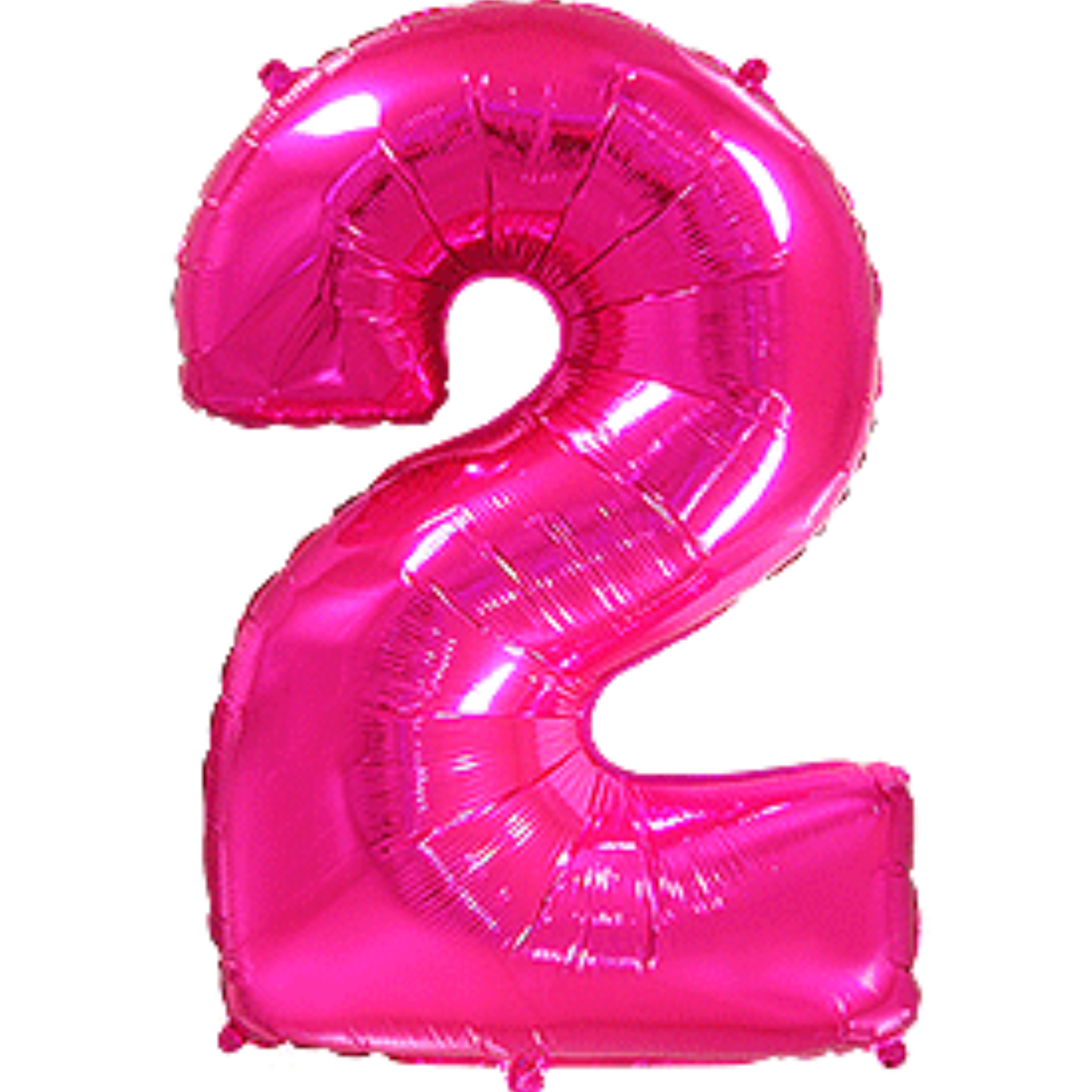 Fuchsia Number Foil Balloon 70 cm (32) - Air or Helium