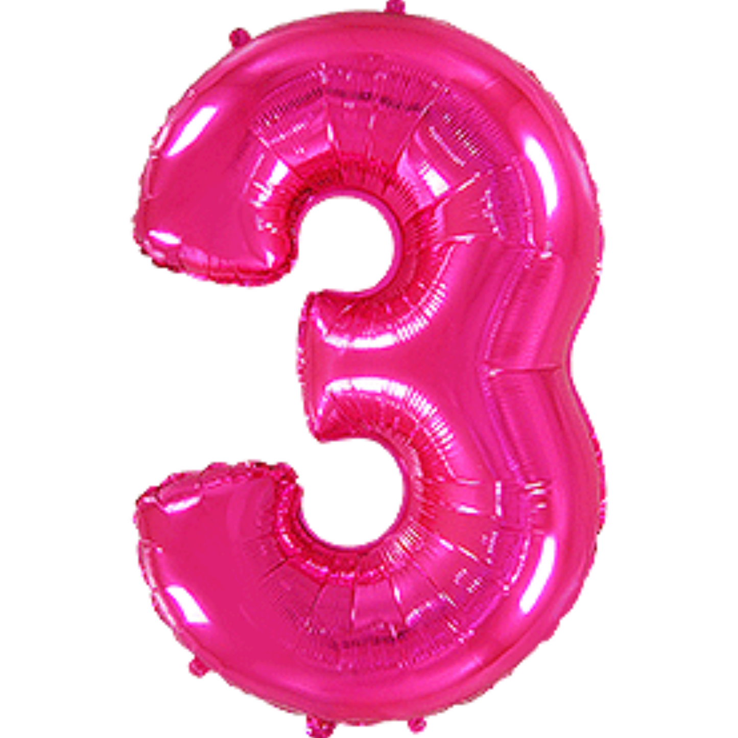 Fuchsia Number Foil Balloon 70 cm (32) - Air or Helium