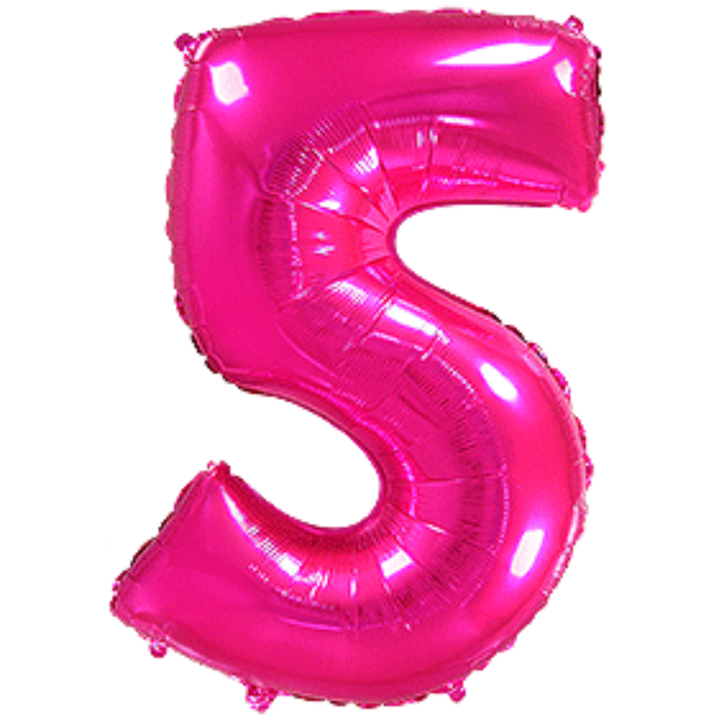 Fuchsia Number Foil Balloon 70 cm (32) - Air or Helium