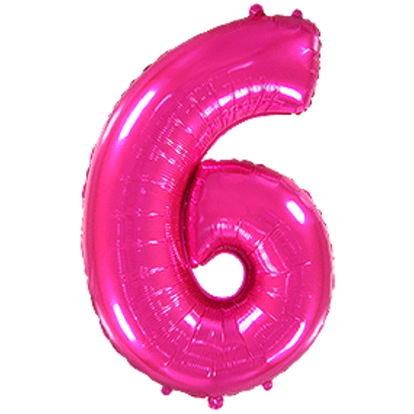 Fuchsia Number Foil Balloon 70 cm (32) - Air or Helium