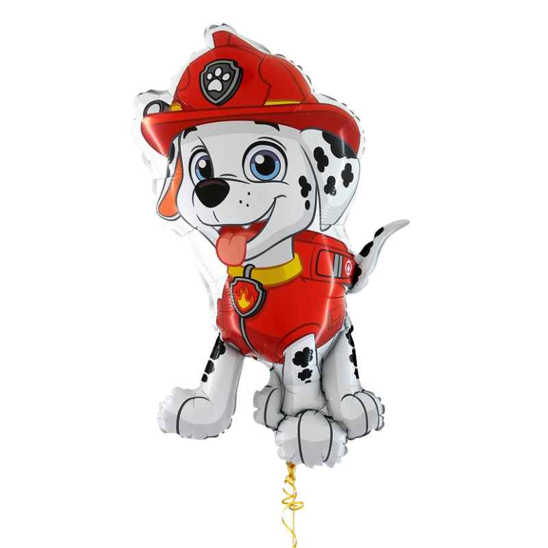 Globo foil Paw Patrol Marshall para fiesta infantil