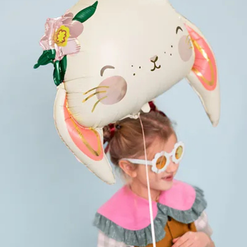 Pink cat aluminum balloon, 48x36cm.