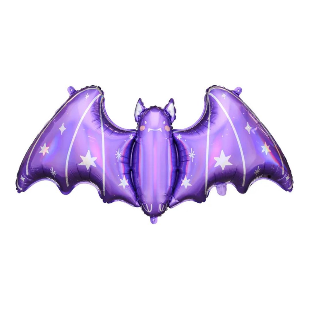 Metallic Bat Balloon 96x44 cm - Mixed Colors, Air or Helium