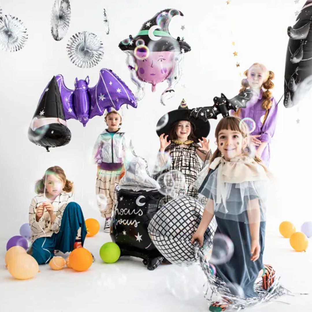 Metallic Bat Balloon 96x44 cm - Mixed Colors, Air or Helium
