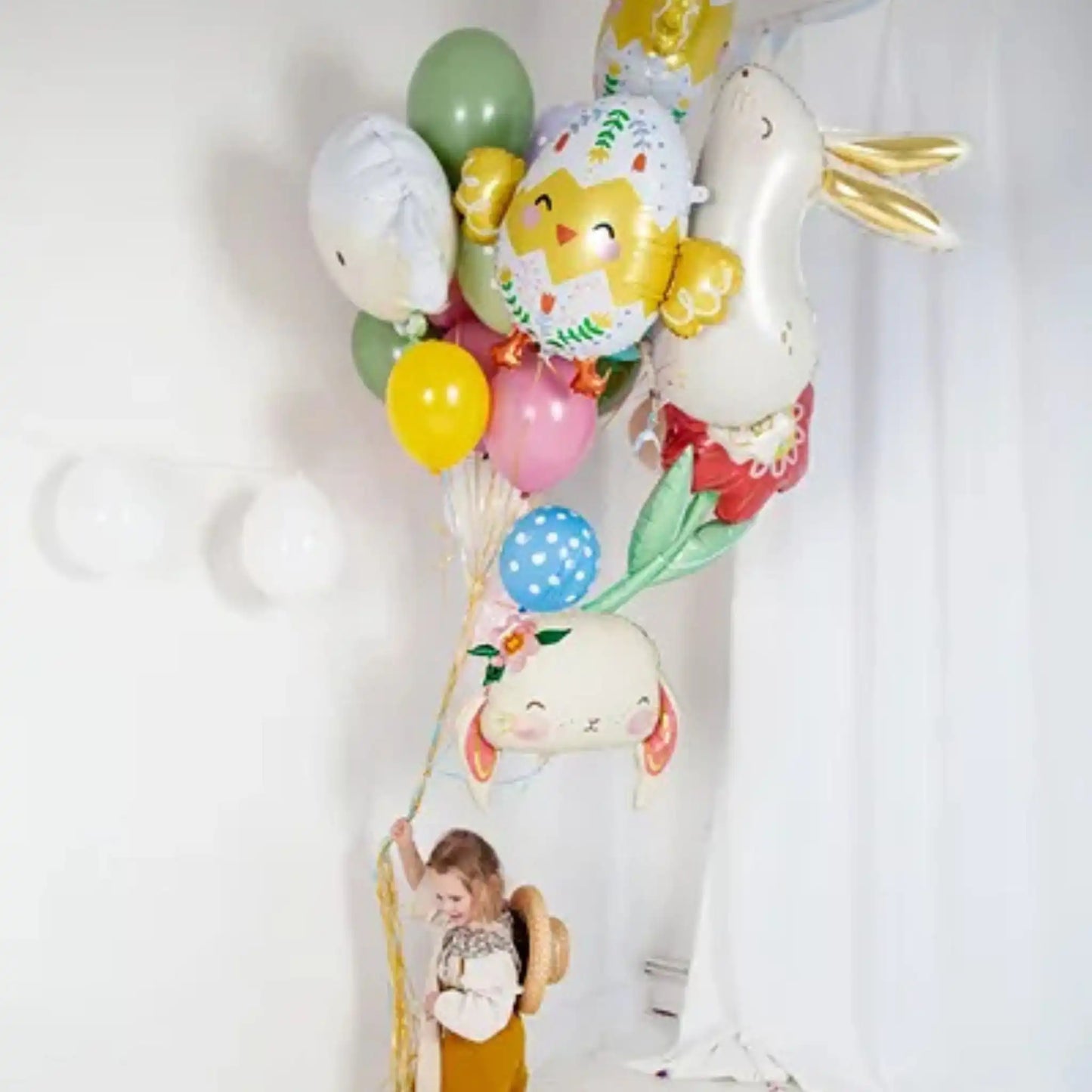 Chick in Egg Foil Balloon - 78.5x64.5 cm, Suitable for Helium or Air