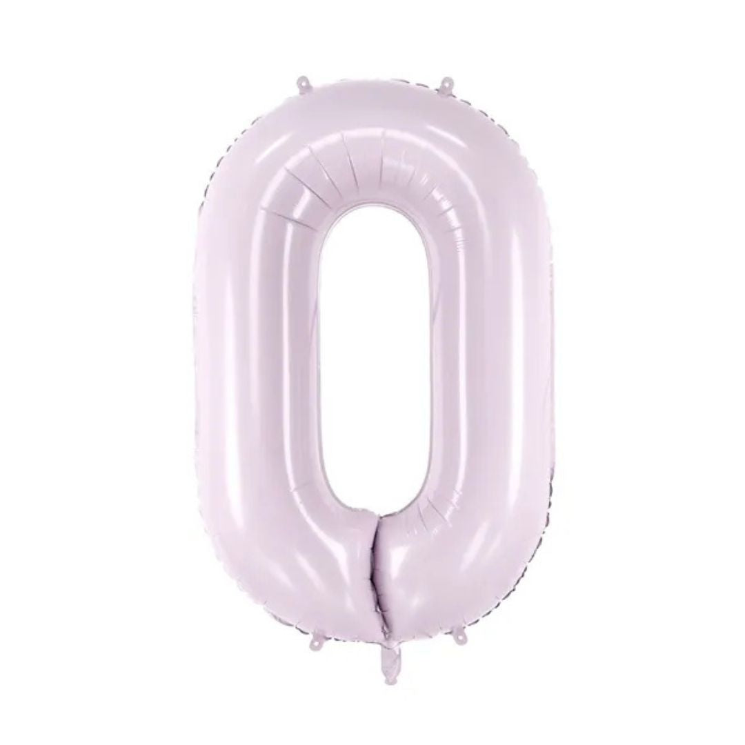 Globo Foil Número Lila 72 cm - Apto para Aire y Helio