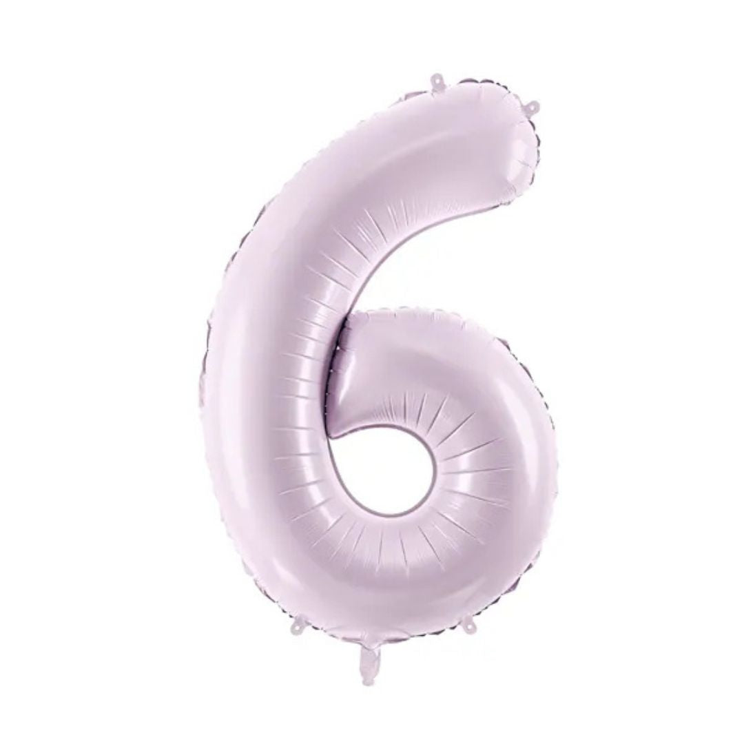 Globo Foil Número Lila 72 cm - Apto para Aire y Helio